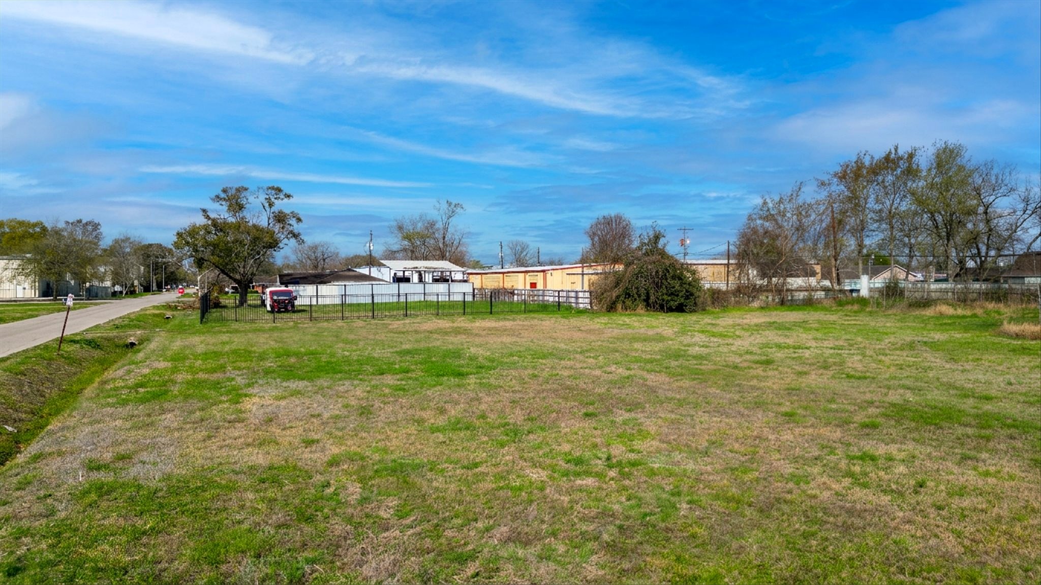 Street-level view of development site from Cypress Street